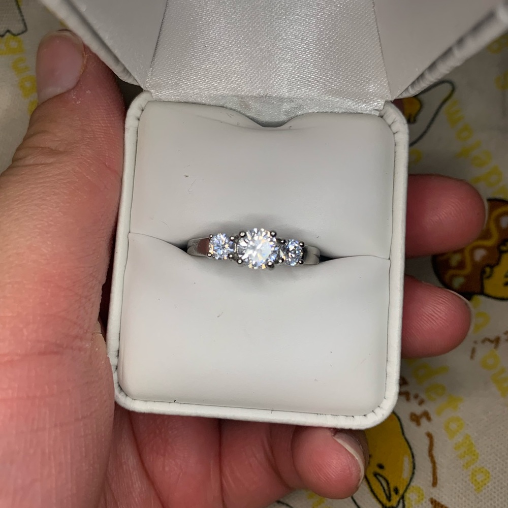 Random Silver Ring - image 1